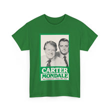 Load image into Gallery viewer, Carter/Mondale 1976 Unofficial Campaign Poster Unisex Heavy Cotton T-Shirt