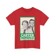 Load image into Gallery viewer, Carter/Mondale 1976 Unofficial Campaign Poster Unisex Heavy Cotton T-Shirt