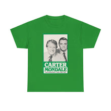 Load image into Gallery viewer, Carter/Mondale 1976 Unofficial Campaign Poster Unisex Heavy Cotton T-Shirt