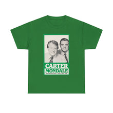 Load image into Gallery viewer, Carter/Mondale 1976 Unofficial Campaign Poster Unisex Heavy Cotton T-Shirt