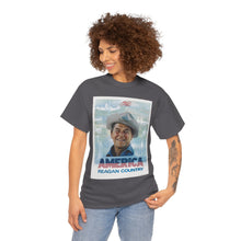 Load image into Gallery viewer, America: Reagan Country 1980 Campaign Poster Unisex Heavy Cotton T-Shirt