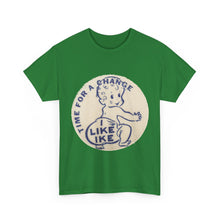 Load image into Gallery viewer, "Time for a Change - I Like Ike" 1952 Campaign Unisex Heavy Cotton T-Shirt