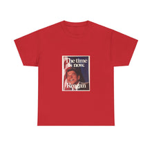 Load image into Gallery viewer, Ronald Reagan The Time is Now 1980 Campaign Unisex Heavy Cotton T-Shirt