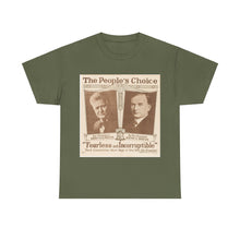 Load image into Gallery viewer, Robert M. La Follette "The People's Choice" 1924 Campaign Poster Unisex Heavy Cotton T-Shirt