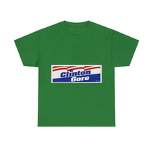 Load image into Gallery viewer, Bill Clinton and Al Gore 1992 Campaign Poster Unisex Heavy Cotton T-Shirt