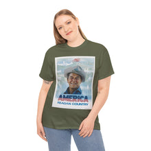 Load image into Gallery viewer, America: Reagan Country 1980 Campaign Poster Unisex Heavy Cotton T-Shirt