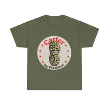 Load image into Gallery viewer, Carter for President 1976 Peanut Brigade Pin Unisex Heavy Cotton T-Shirt
