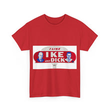 Load image into Gallery viewer, I Like Ike and Dick 1952 Campaign License Plate T-Shirt