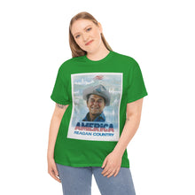 Load image into Gallery viewer, America: Reagan Country 1980 Campaign Poster Unisex Heavy Cotton T-Shirt