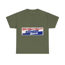 Load image into Gallery viewer, Bill Clinton and Al Gore 1992 Campaign Poster Unisex Heavy Cotton T-Shirt