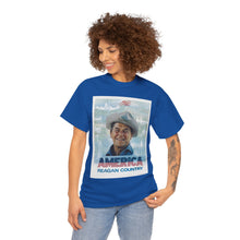 Load image into Gallery viewer, America: Reagan Country 1980 Campaign Poster Unisex Heavy Cotton T-Shirt