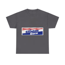 Load image into Gallery viewer, Bill Clinton and Al Gore 1992 Campaign Poster Unisex Heavy Cotton T-Shirt