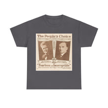 Load image into Gallery viewer, Robert M. La Follette "The People's Choice" 1924 Campaign Poster Unisex Heavy Cotton T-Shirt