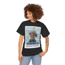Load image into Gallery viewer, America: Reagan Country 1980 Campaign Poster Unisex Heavy Cotton T-Shirt