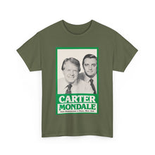 Load image into Gallery viewer, Carter/Mondale 1976 Unofficial Campaign Poster Unisex Heavy Cotton T-Shirt