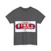 Load image into Gallery viewer, I Like Ike and Dick 1952 Campaign License Plate T-Shirt