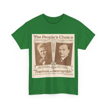Load image into Gallery viewer, Robert M. La Follette "The People's Choice" 1924 Campaign Poster Unisex Heavy Cotton T-Shirt