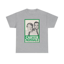 Load image into Gallery viewer, Carter/Mondale 1976 Unofficial Campaign Poster Unisex Heavy Cotton T-Shirt