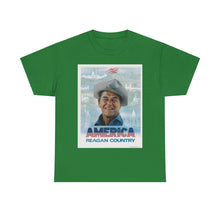 Load image into Gallery viewer, America: Reagan Country 1980 Campaign Poster Unisex Heavy Cotton T-Shirt