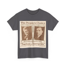 Load image into Gallery viewer, Robert M. La Follette "The People's Choice" 1924 Campaign Poster Unisex Heavy Cotton T-Shirt