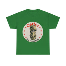 Load image into Gallery viewer, Carter for President 1976 Peanut Brigade Pin Unisex Heavy Cotton T-Shirt