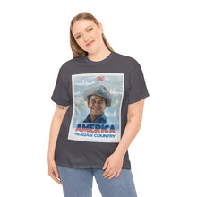 Load image into Gallery viewer, America: Reagan Country 1980 Campaign Poster Unisex Heavy Cotton T-Shirt