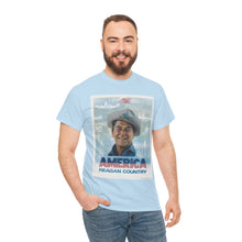 Load image into Gallery viewer, America: Reagan Country 1980 Campaign Poster Unisex Heavy Cotton T-Shirt