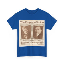 Load image into Gallery viewer, Robert M. La Follette "The People's Choice" 1924 Campaign Poster Unisex Heavy Cotton T-Shirt