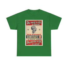 Load image into Gallery viewer, FDR "The Man with a Heart - The Party with a Soul" 1940 Campaign Poster T-Shirt