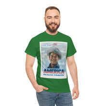 Load image into Gallery viewer, America: Reagan Country 1980 Campaign Poster Unisex Heavy Cotton T-Shirt