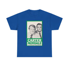 Load image into Gallery viewer, Carter/Mondale 1976 Unofficial Campaign Poster Unisex Heavy Cotton T-Shirt