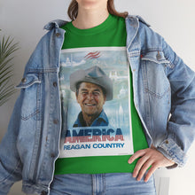 Load image into Gallery viewer, America: Reagan Country 1980 Campaign Poster Unisex Heavy Cotton T-Shirt