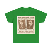 Load image into Gallery viewer, Robert M. La Follette "The People's Choice" 1924 Campaign Poster Unisex Heavy Cotton T-Shirt