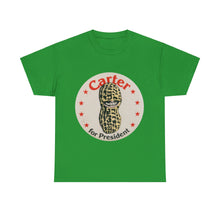 Load image into Gallery viewer, Carter for President 1976 Peanut Brigade Pin Unisex Heavy Cotton T-Shirt