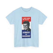 Load image into Gallery viewer, JFK 1960 Campaign Poster Unisex Heavy Cotton Tee