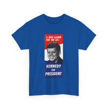 Load image into Gallery viewer, JFK 1960 Campaign Poster Unisex Heavy Cotton Tee