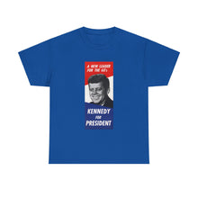 Load image into Gallery viewer, JFK 1960 Campaign Poster Unisex Heavy Cotton Tee