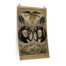 Load image into Gallery viewer, Martin Van Buren / Charles F. Adams 1848 Free Soil Banner Poster
