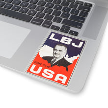 Load image into Gallery viewer, LBJ for the USA 1964 Campaign Sticker