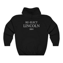 Load image into Gallery viewer, Abraham Lincoln and Andrew Johnson 1864 Campaign Banner Hoodie
