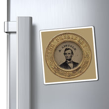 Load image into Gallery viewer, Abraham Lincoln 1864 Campaign Pin Magnet