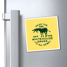 Load image into Gallery viewer, Keep the Ass Off the White House Grass 1948 Dewey Campaign Magnet
