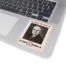 Load image into Gallery viewer, Harry S. Truman &quot;Secure the Peace&quot; 1948 Campaign Poster Sticker
