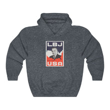 Load image into Gallery viewer, "LBJ for the USA" 1964 Campaign Poster Hoodie