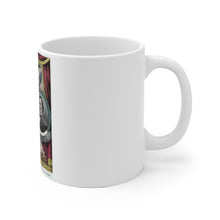 Load image into Gallery viewer, Abraham Lincoln and Andrew Johnson 1864 Campaign Banner Mug