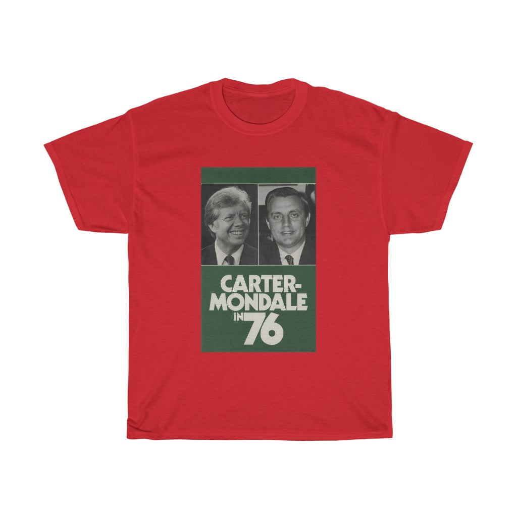 Carter/Mondale in 76 Campaign Poster Unisex Heavy Cotton T-Shirt