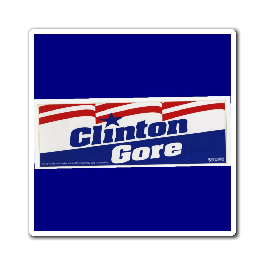 Bill Clinton and Al Gore 1992 Campaign Poster Magnet