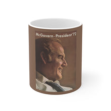 Load image into Gallery viewer, George McGovern 1972 Campaign Poster 11oz Mug
