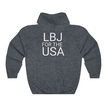 Load image into Gallery viewer, "LBJ for the USA" 1964 Campaign Poster Hoodie