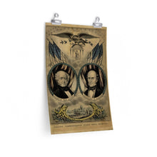Load image into Gallery viewer, Martin Van Buren / Charles F. Adams 1848 Free Soil Banner Poster